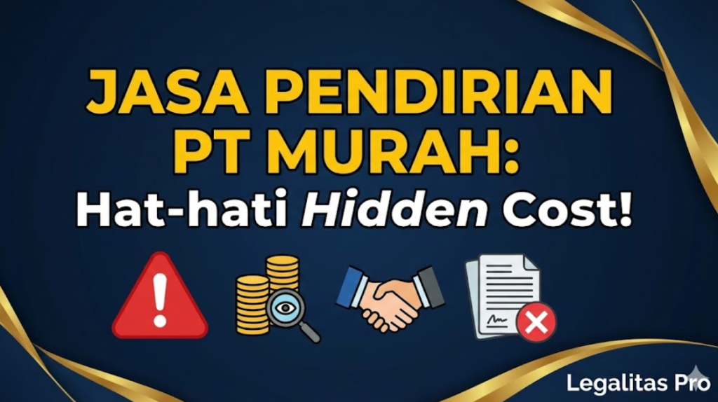 Jasa Pendirian PT Murah: Hati-hati Hidden Cost!