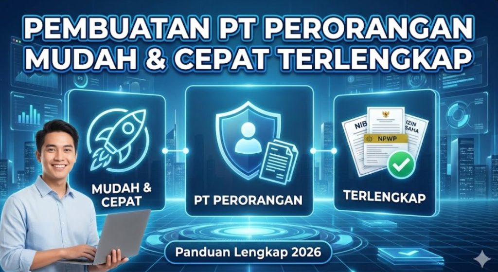 Pembuatan PT Perorangan Mudah & Cepat Terlengkap