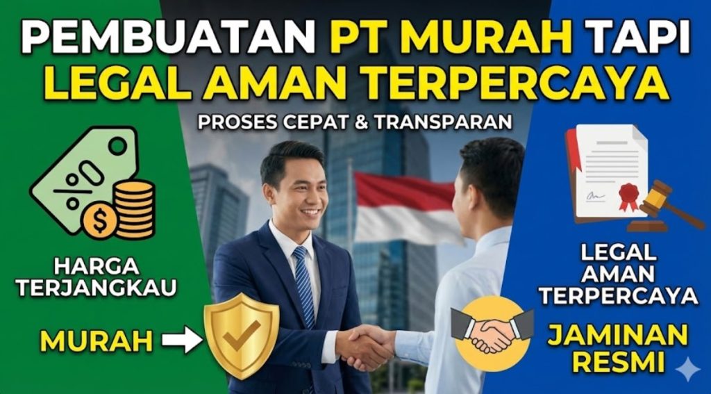 Pembuatan PT Murah tapi Legal Aman Terpercaya