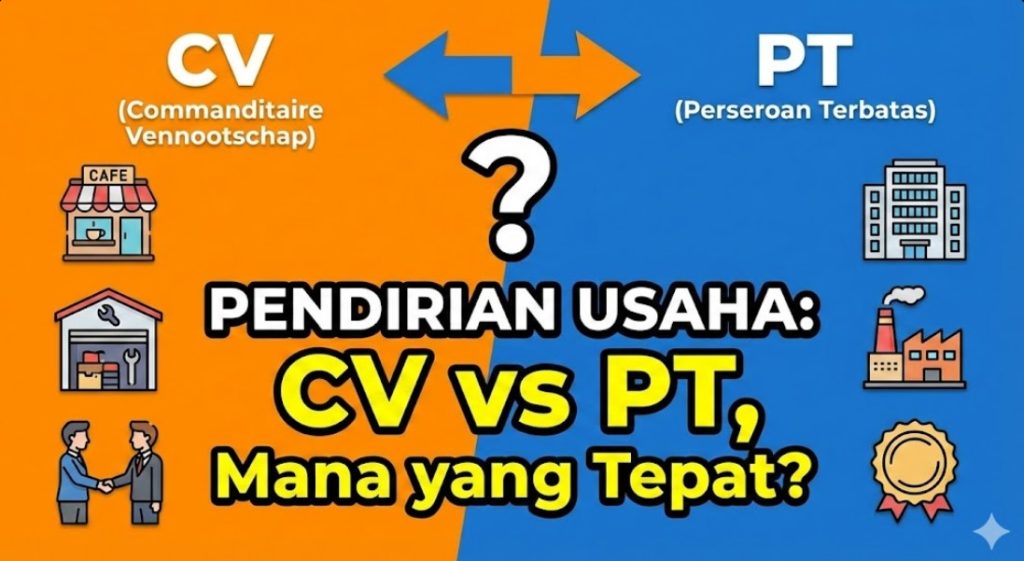 Pendirian PT: CV vs PT, Mana yang Tepat?