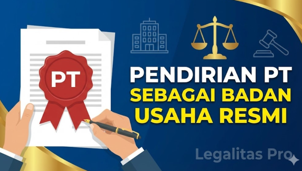 Pendirian PT sebagai Badan Usaha Resmi