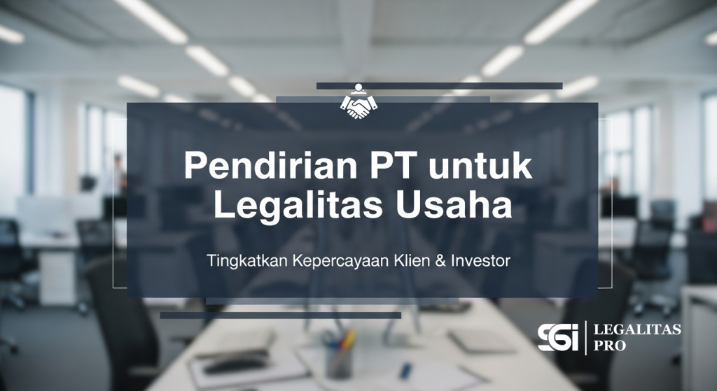 Pendirian PT untuk Legalitas Usaha, Tingkatkan Kepercayaan Klien & Investor