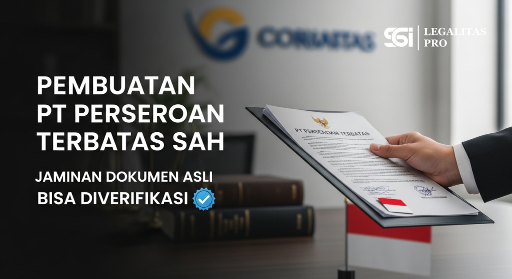Pembuatan PT Perseroan Terbatas Sah, Jaminan Dokumen Asli Bisa Diverifikasi