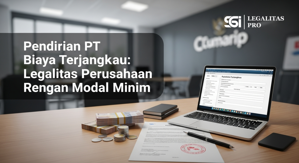 Pendirian PT Biaya Terjangkau: Legalitas Perusahaan Resmi dengan Modal Minim