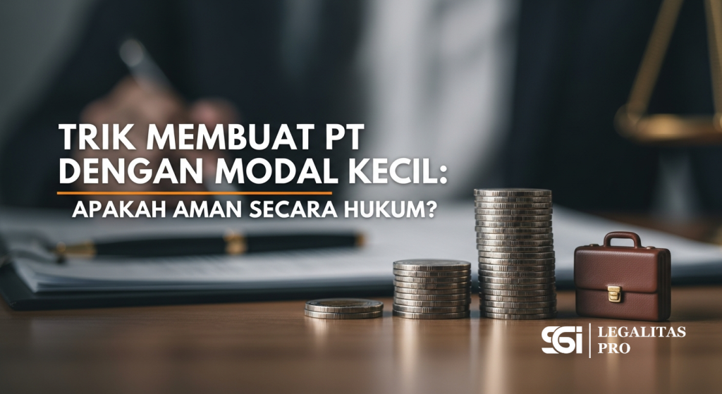 Trik Membuat PT dengan Modal Kecil: Apakah Aman Secara Hukum?