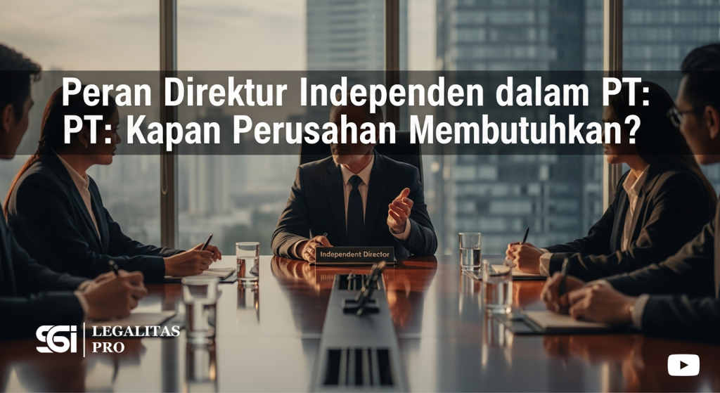 Peran Direktur Independen dalam PT: Kapan Perusahaan Membutuhkannya?