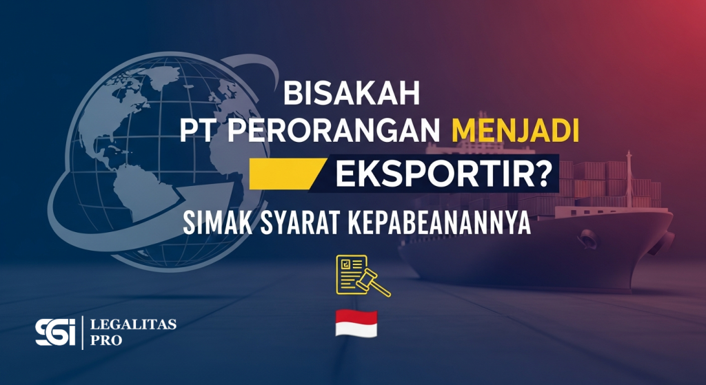 Bisakah PT Perorangan Menjadi Eksportir? Simak Syarat Kepabeanannya
