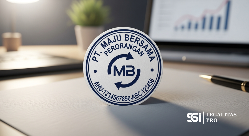 Contoh Desain Stempel PT Perorangan yang Terlihat Profesional