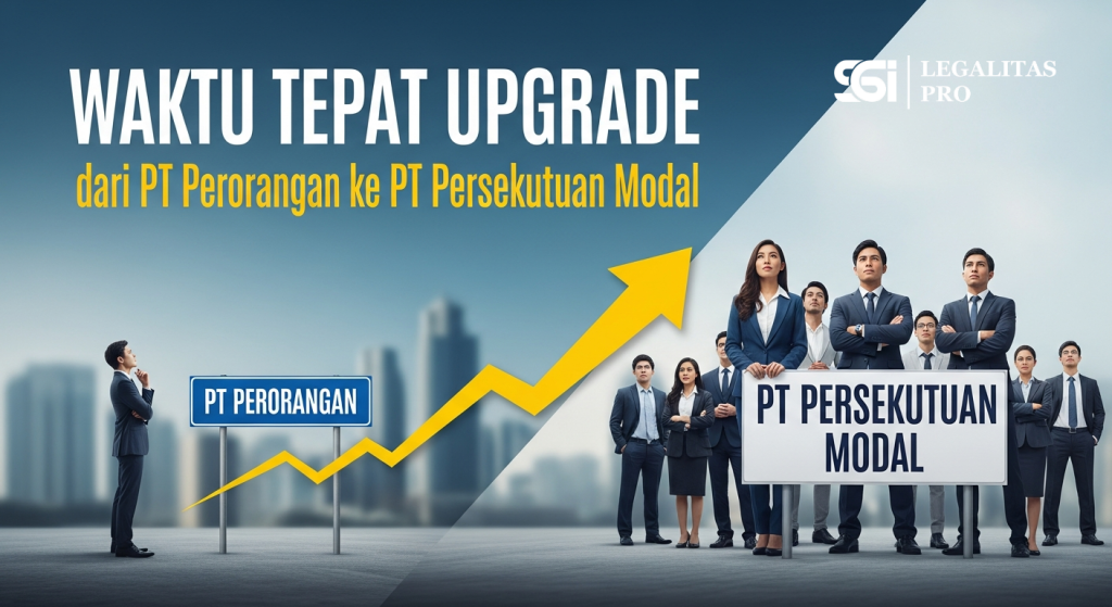 Waktu Tepat Upgrade dari PT Perorangan ke PT Persekutuan Modal