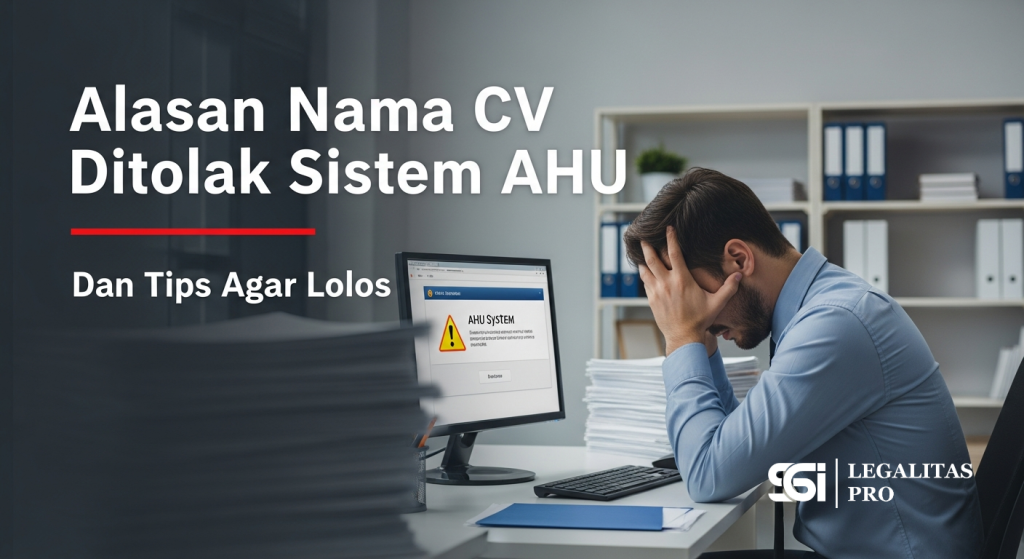 Alasan Nama CV Ditolak Sistem AHU dan Tips Agar Lolos