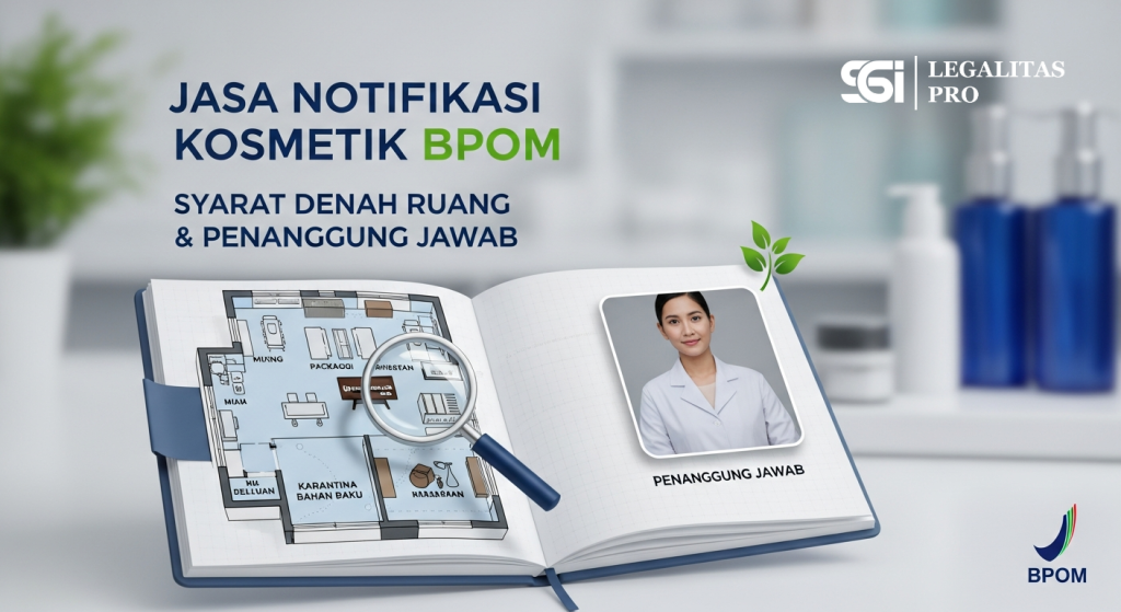 Jasa Notifikasi Kosmetik BPOM: Syarat Denah Ruang & Penanggung Jawab