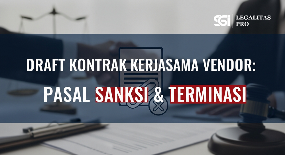 Draft Kontrak Kerjasama Vendor: Pasal Sanksi & Terminasi