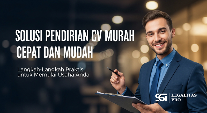 Solusi Pendirian CV Murah Cepat dan Mudah