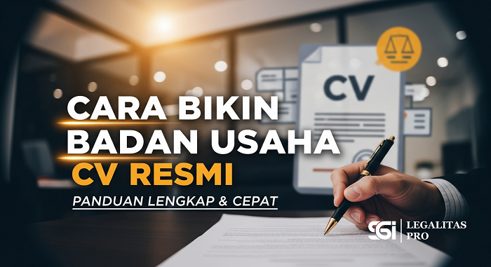 Cara Bikin Badan Usaha CV Resmi